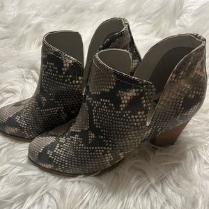 Fergalicious Snake Print Booties